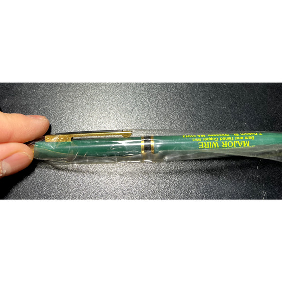 1970s VINTAGE-Ritepoint Pen Green&Gold: Factory Sealed! - Picture 2 of 2